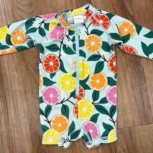 Hanna Andersson baby Rashguard sweet citrus